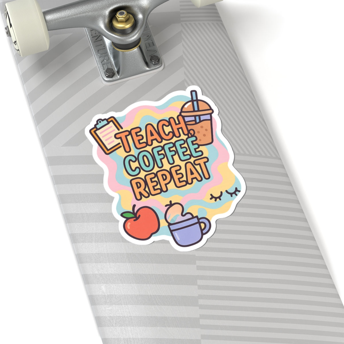 Colorful Teacher Kiss-Cut Stickers, Fun Classroom Decor, Cute Teacher Gifts, Planner Stickers, Back to School Essentials
