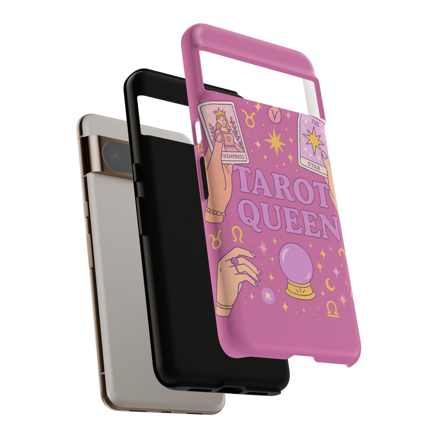 Tarot Queen Phone Case - Mystical Protection for Tarot Lovers, Astrology Gift, Phone Accessory, Witchy Vibe, Unique Smartphone Case