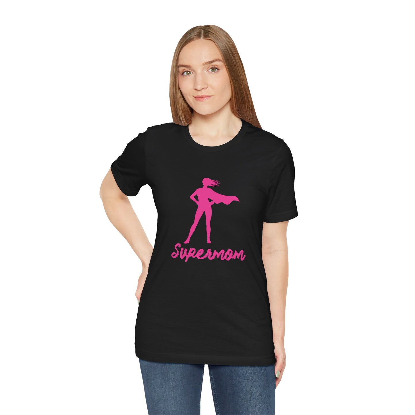 Supermom Hero Tee, Unisex T-Shirt for Mothers, Gifts for Moms, Mother's Day Shirt, Funny Mom tee, Casual Everyday Wear
