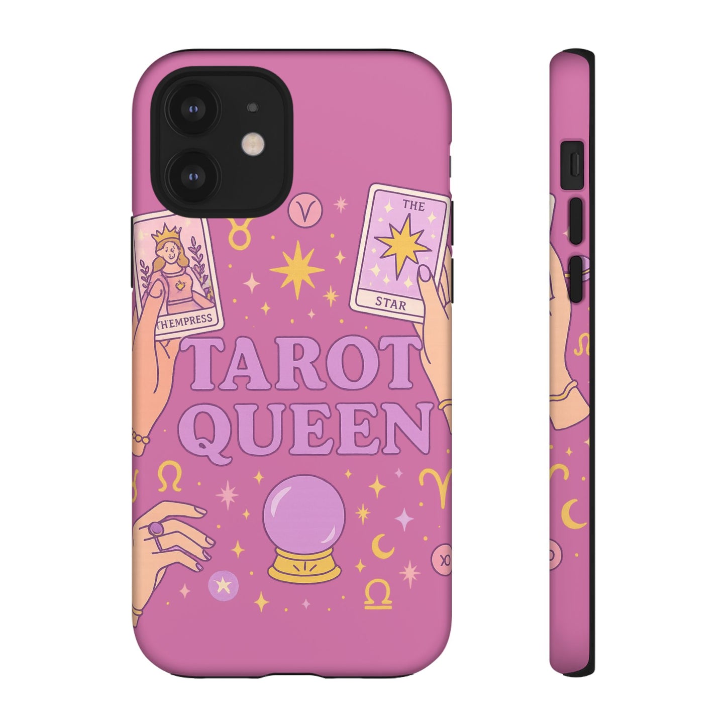 Tarot Queen Phone Case - Mystical Protection for Tarot Lovers, Astrology Gift, Phone Accessory, Witchy Vibe, Unique Smartphone Case