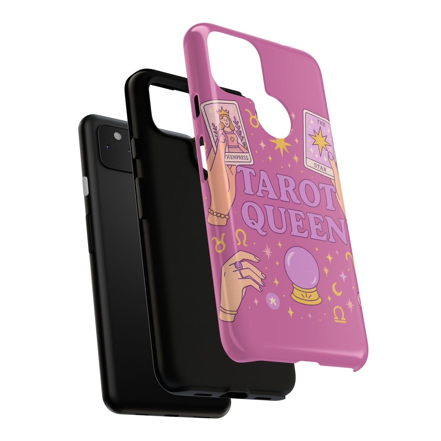 Tarot Queen Phone Case - Mystical Protection for Tarot Lovers, Astrology Gift, Phone Accessory, Witchy Vibe, Unique Smartphone Case