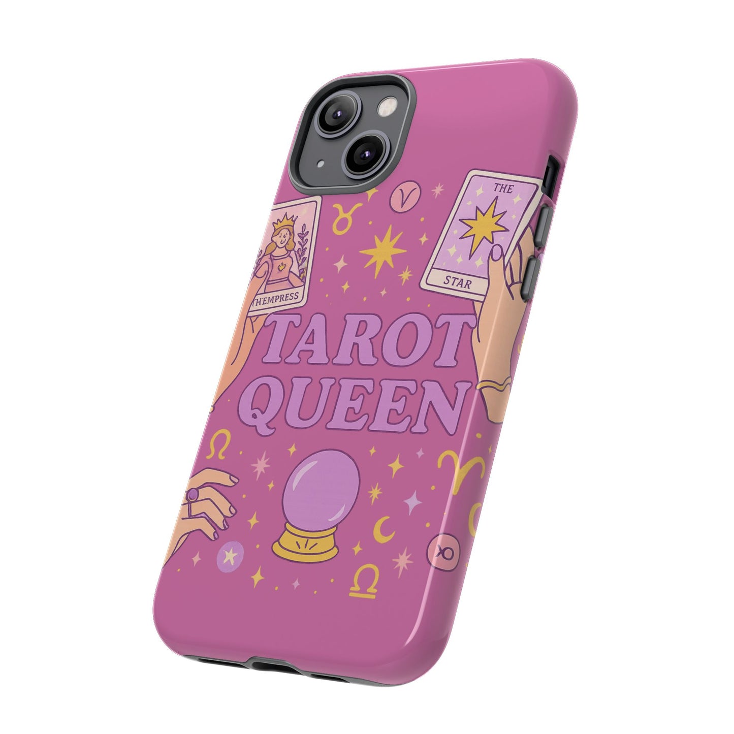 Tarot Queen Phone Case - Mystical Protection for Tarot Lovers, Astrology Gift, Phone Accessory, Witchy Vibe, Unique Smartphone Case