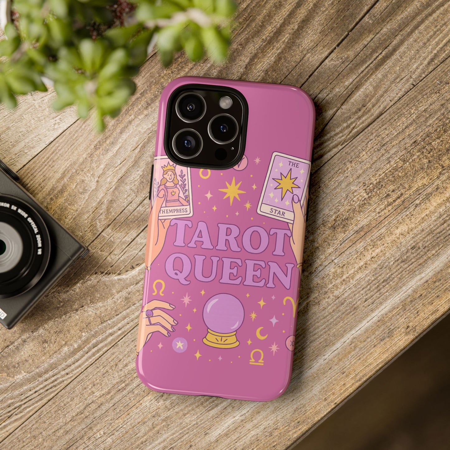 Tarot Queen Phone Case - Mystical Protection for Tarot Lovers, Astrology Gift, Phone Accessory, Witchy Vibe, Unique Smartphone Case