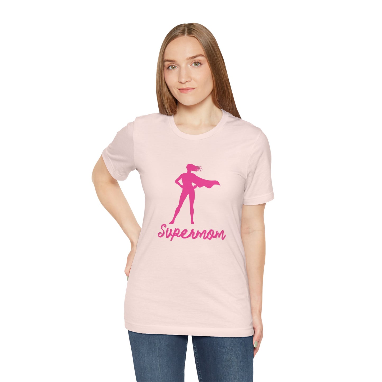 Supermom Hero Tee, Unisex T-Shirt for Mothers, Gifts for Moms, Mother's Day Shirt, Funny Mom tee, Casual Everyday Wear