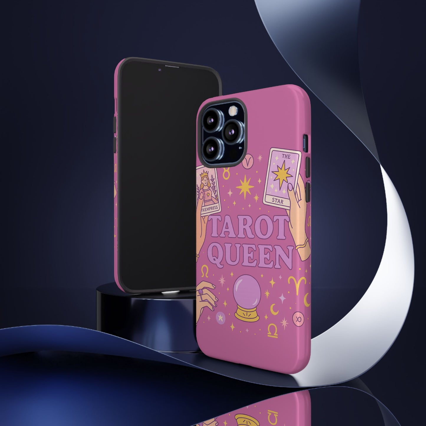 Tarot Queen Phone Case - Mystical Protection for Tarot Lovers, Astrology Gift, Phone Accessory, Witchy Vibe, Unique Smartphone Case