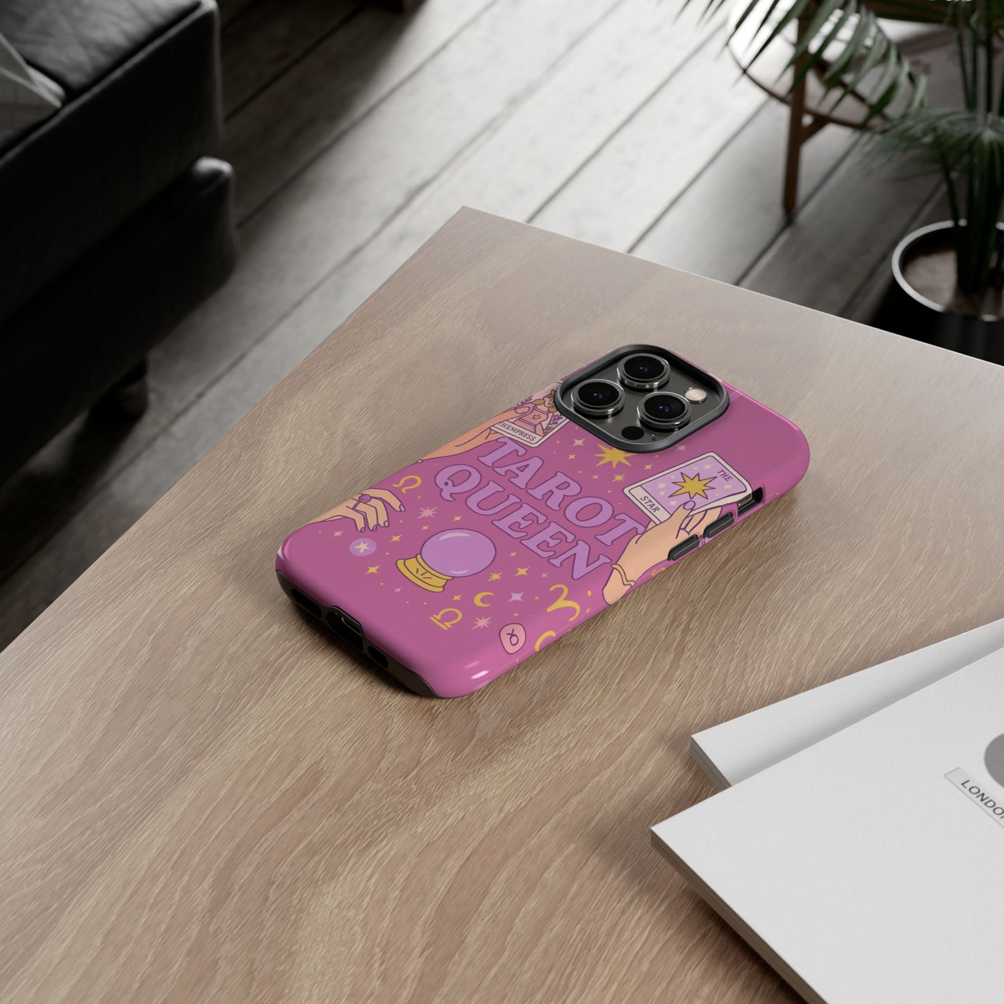 Tarot Queen Phone Case - Mystical Protection for Tarot Lovers, Astrology Gift, Phone Accessory, Witchy Vibe, Unique Smartphone Case