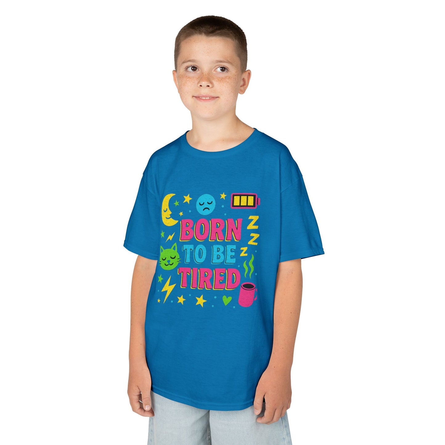 Kids Sleepy Graphic Tee - Perfect for Naptime, Fun Gift for Kids, Birthday Present, Sleepover, and Everyday Wear!