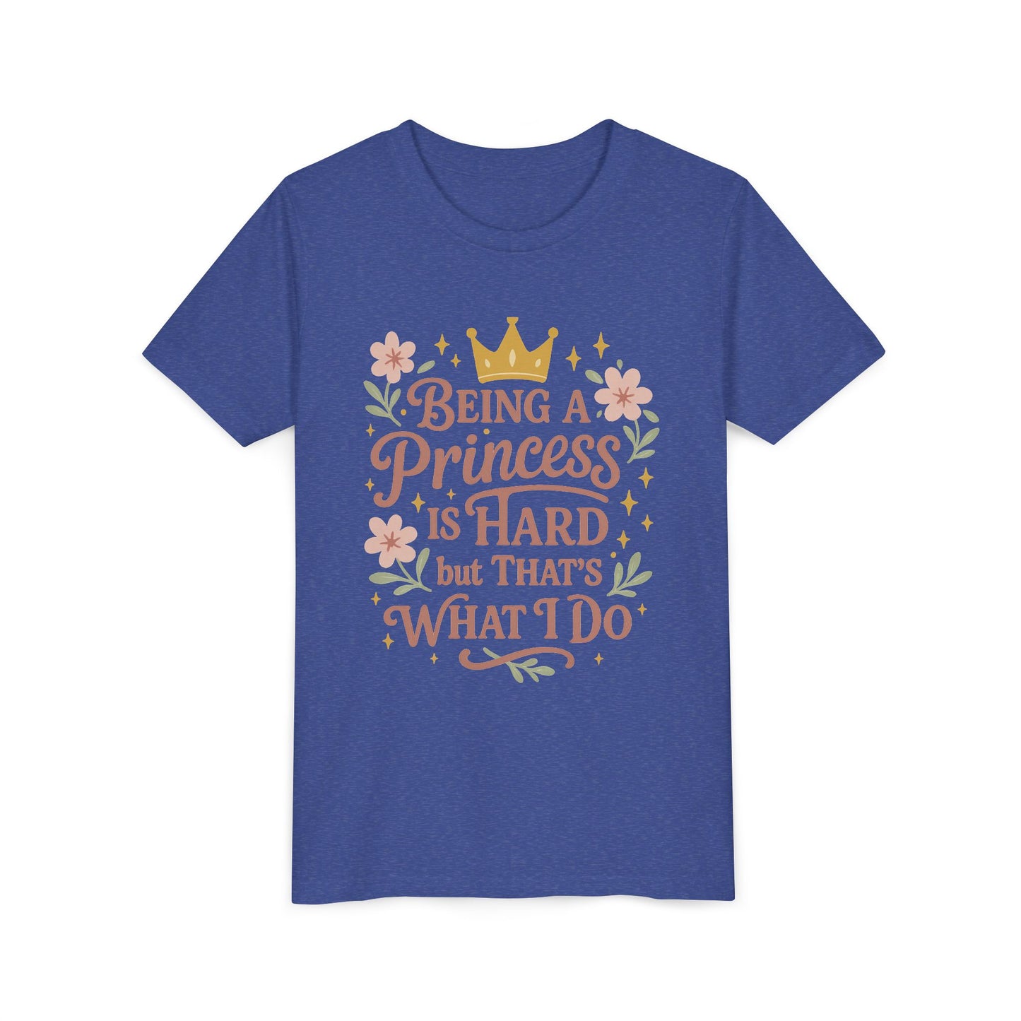 Youth Princess Tee - Perfect for Young Royalty | Fun Gift for Birthdays, Holidays, Dress-Up, Parties, Everyday Wear