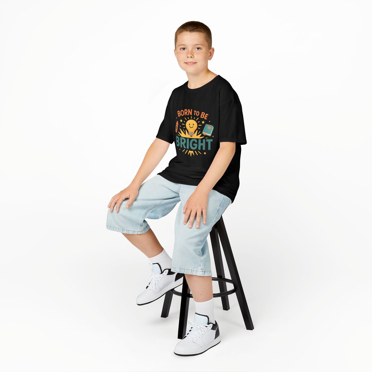 Bright & Cheerful Kids Tee, Fun Kids Shirt, Gift for School, Birthday Gift, Playful Clothing for Boys & Girls