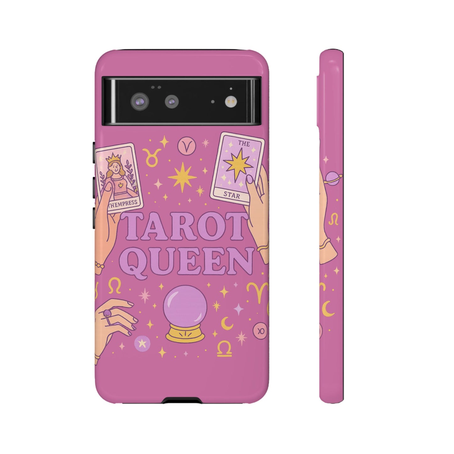 Tarot Queen Phone Case - Mystical Protection for Tarot Lovers, Astrology Gift, Phone Accessory, Witchy Vibe, Unique Smartphone Case