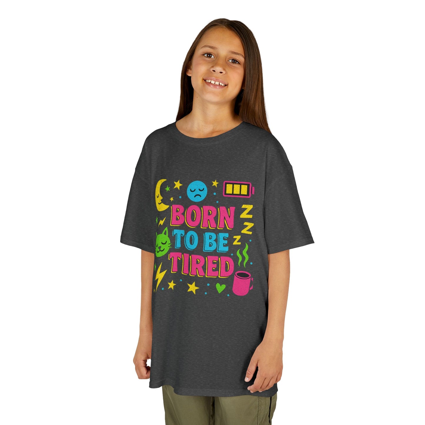 Kids Sleepy Graphic Tee - Perfect for Naptime, Fun Gift for Kids, Birthday Present, Sleepover, and Everyday Wear!