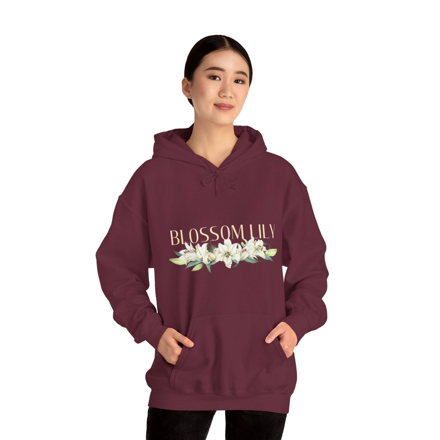 Floral Print Unisex Hoodie, Cozy Gift, Casual Style, Trendy Sweatshirt for Everyday Wear, Spring Fashion, Perfect for Nature Lovers