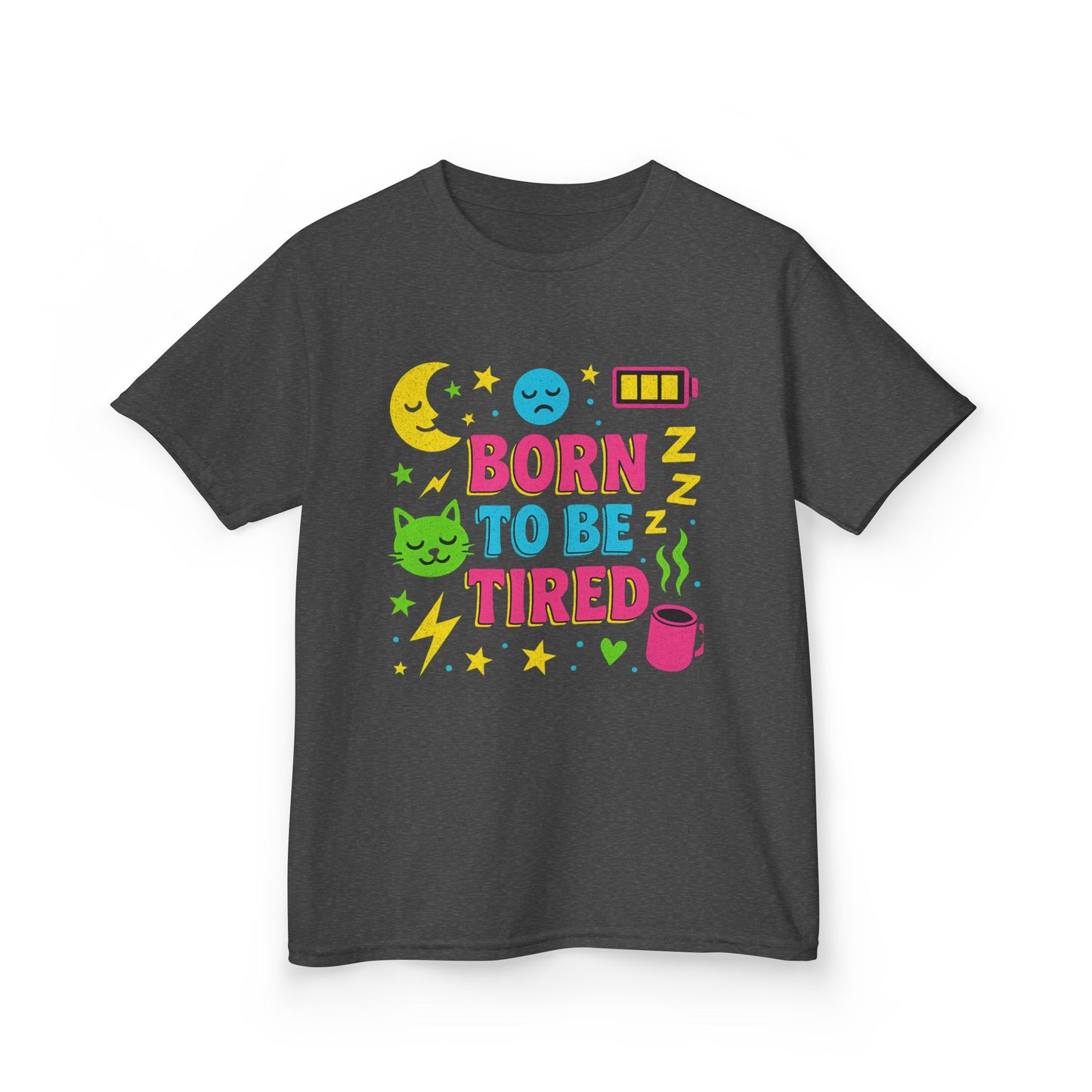 Kids Sleepy Graphic Tee - Perfect for Naptime, Fun Gift for Kids, Birthday Present, Sleepover, and Everyday Wear!