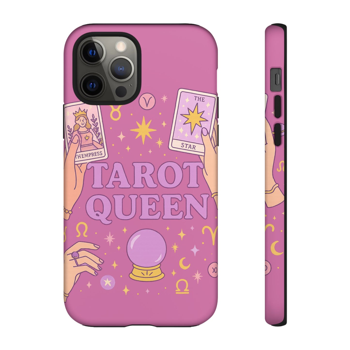 Tarot Queen Phone Case - Mystical Protection for Tarot Lovers, Astrology Gift, Phone Accessory, Witchy Vibe, Unique Smartphone Case