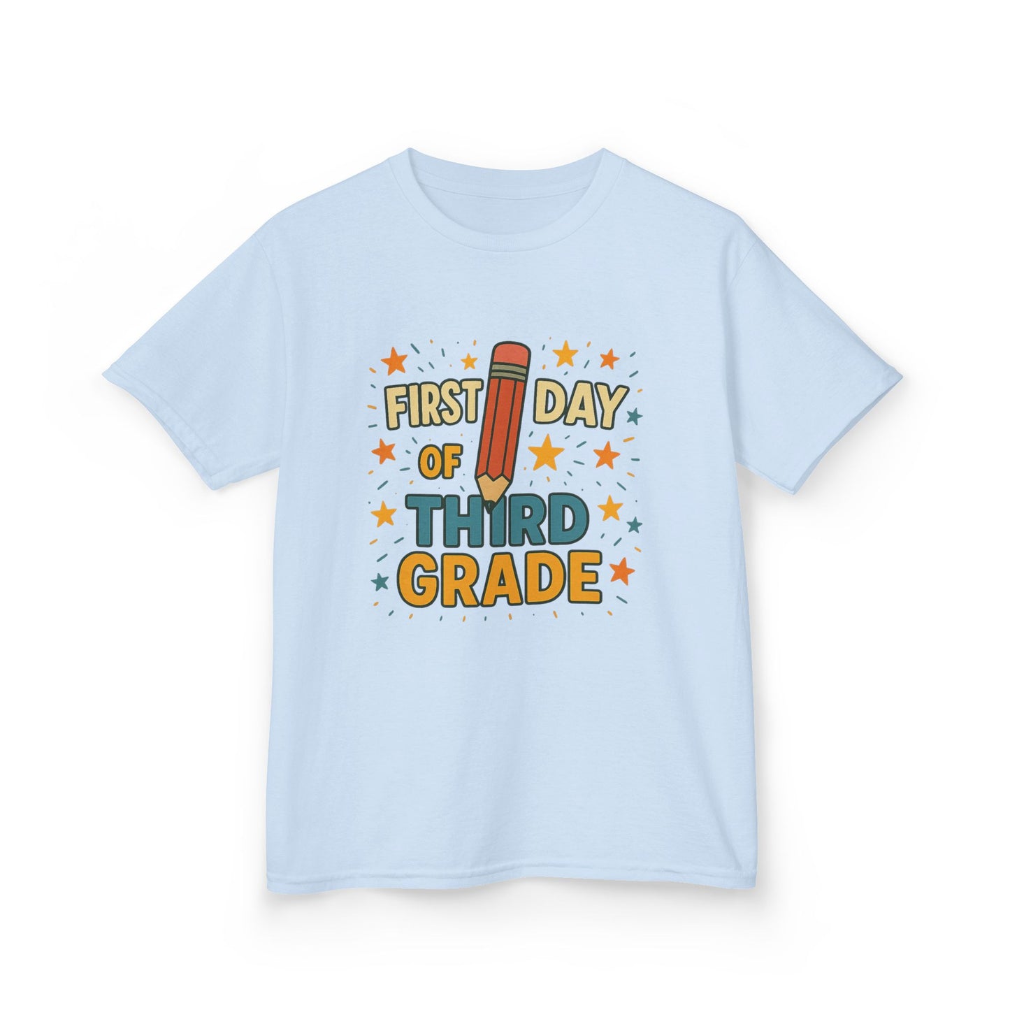 Kids First Day of Third Grade Tee, Back to School Shirt, Teacher Gift, Fun Kids Tee, School Celebration Apparel