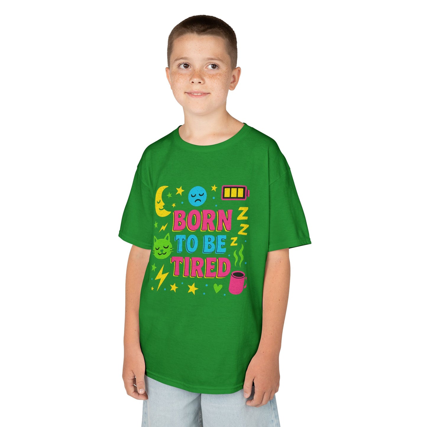 Kids Sleepy Graphic Tee - Perfect for Naptime, Fun Gift for Kids, Birthday Present, Sleepover, and Everyday Wear!