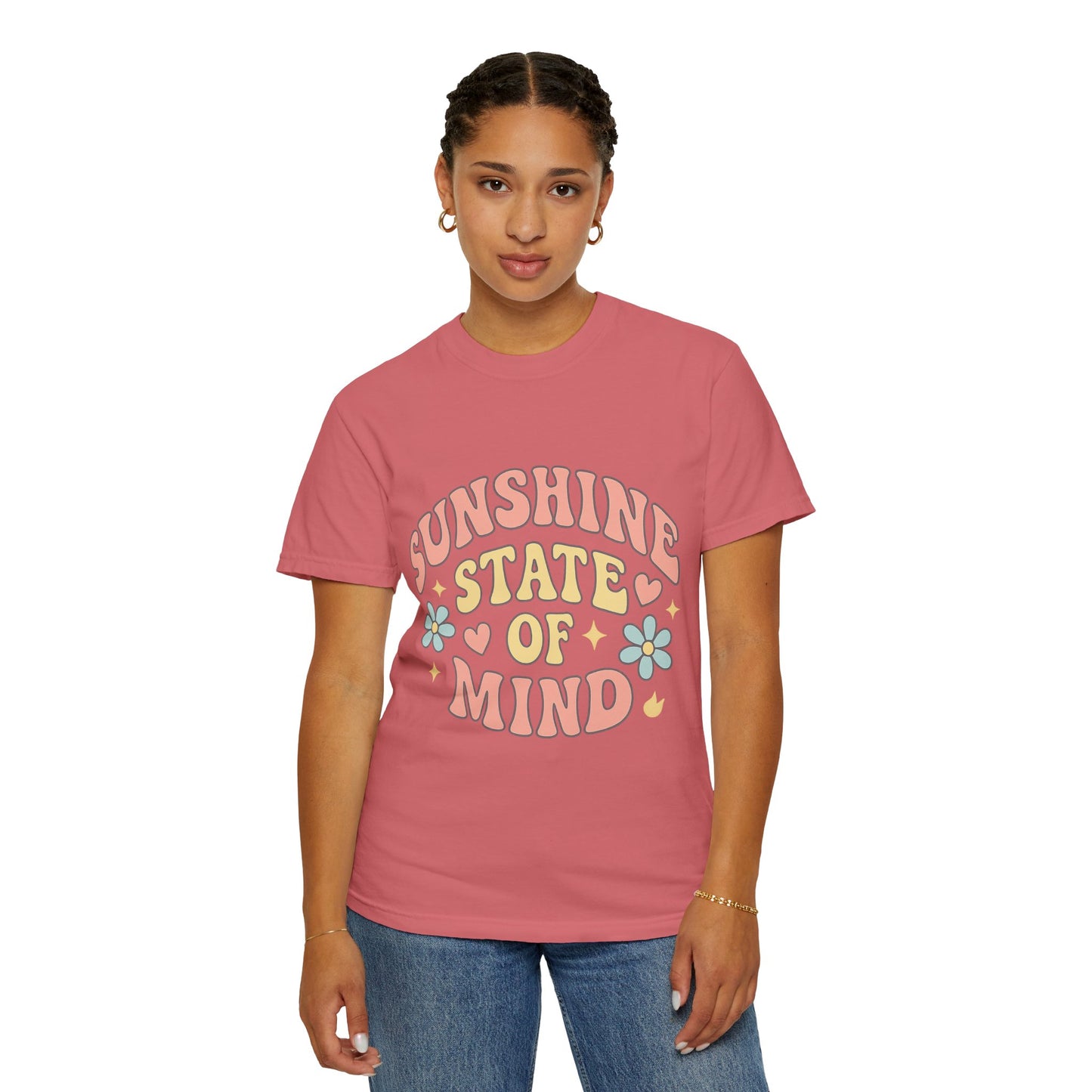 Sunshine State of Mind T-shirt, Summer Vibes Tee, Unisex Casual Wear, Gift for Friends, Retro Inspired Shirt
