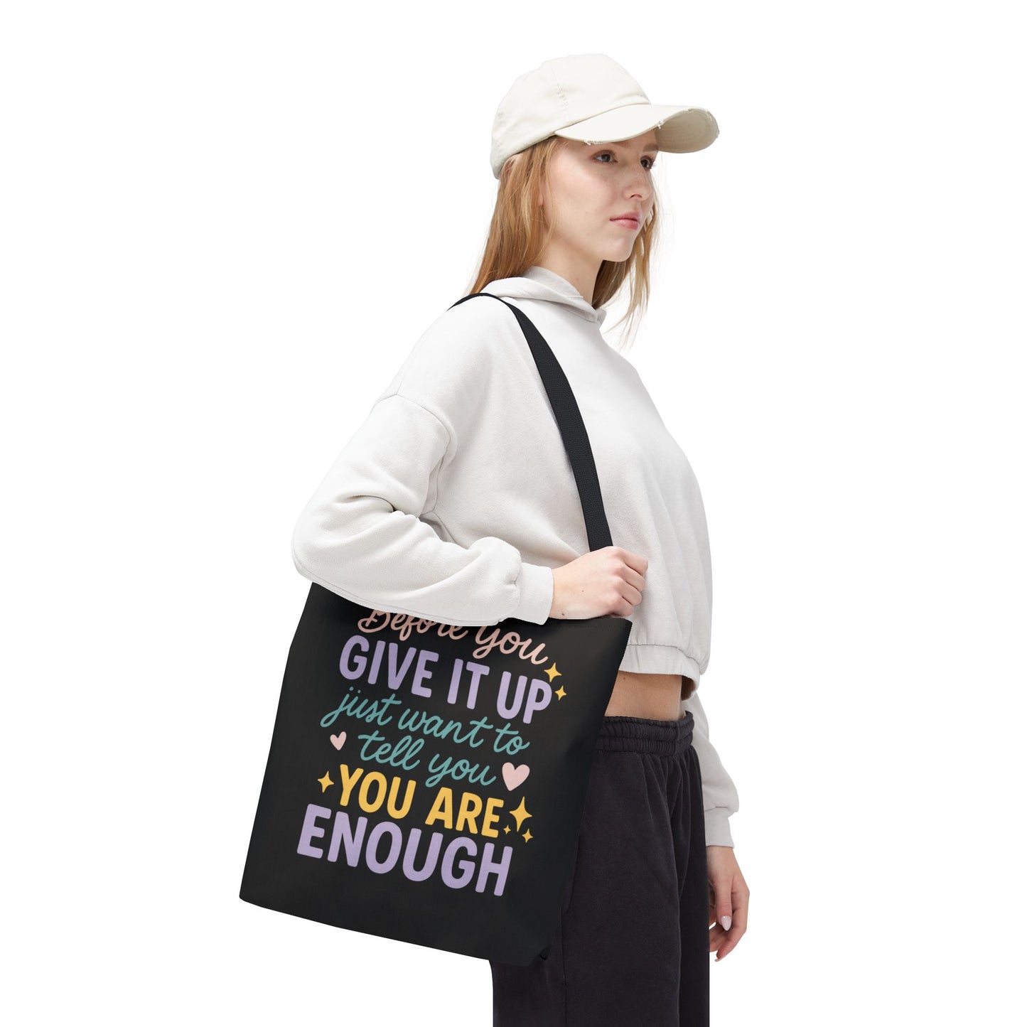 Empowering Message Tote Bag | Perfect for Motivational Gifts, Everyday Use, Beach Trips, Shopping, and Self-Care
