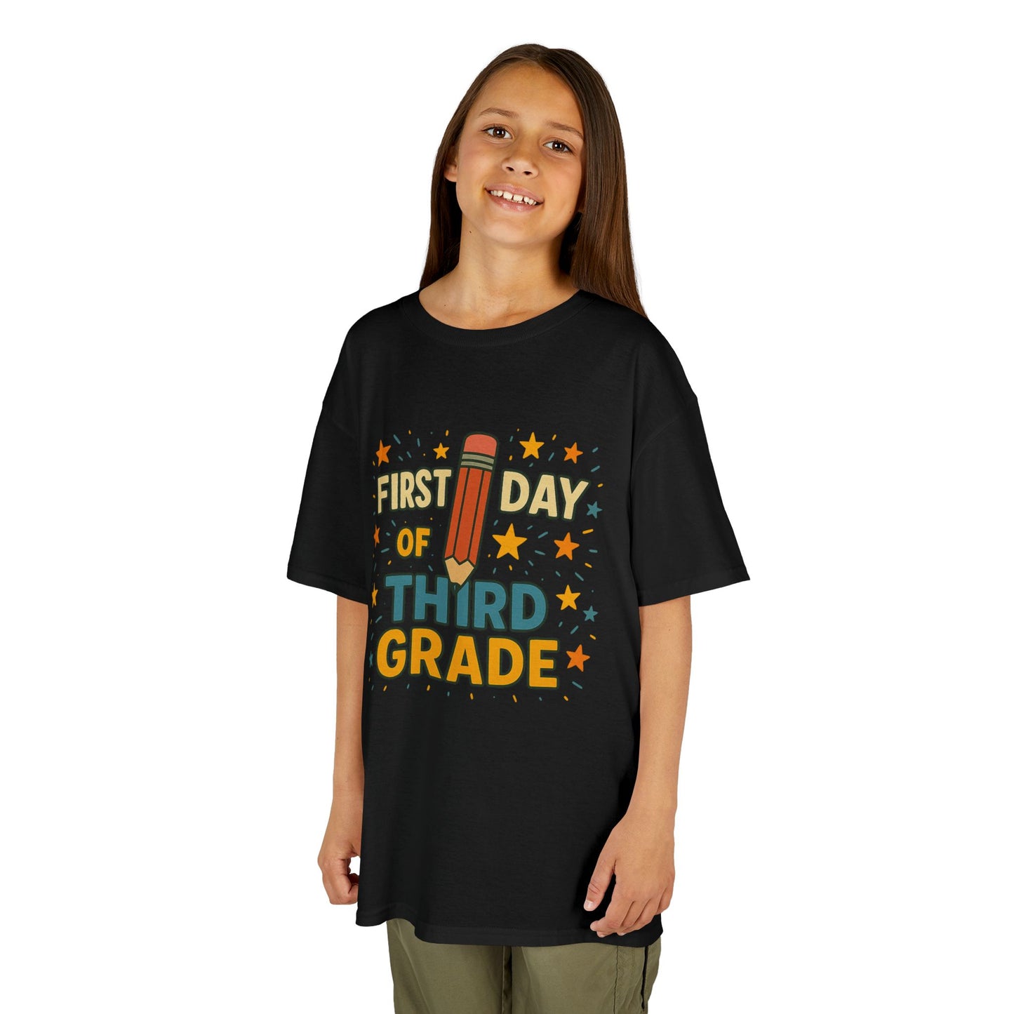 Kids First Day of Third Grade Tee, Back to School Shirt, Teacher Gift, Fun Kids Tee, School Celebration Apparel