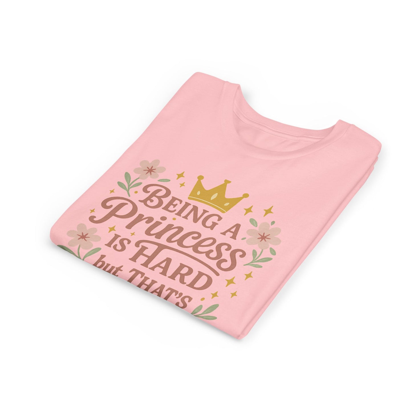 Youth Princess Tee - Perfect for Young Royalty | Fun Gift for Birthdays, Holidays, Dress-Up, Parties, Everyday Wear
