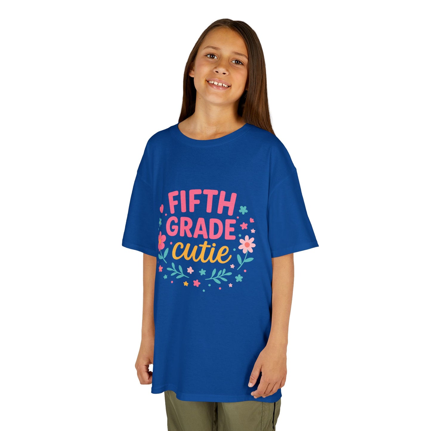 Fifth Grade Cuttie Kids Tee, Cute Kids Shirt, Graduation Gift, Back to School, Birthday Tee, Trendy Children’s Apparel