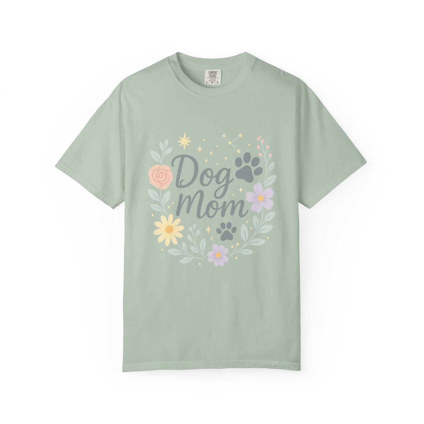 Dog Mom Flower Unisex T-shirt | Cute Pet Lover Tee | Gift for Dog Owners | Animal Lover Apparel | Mother's Day T-shirt