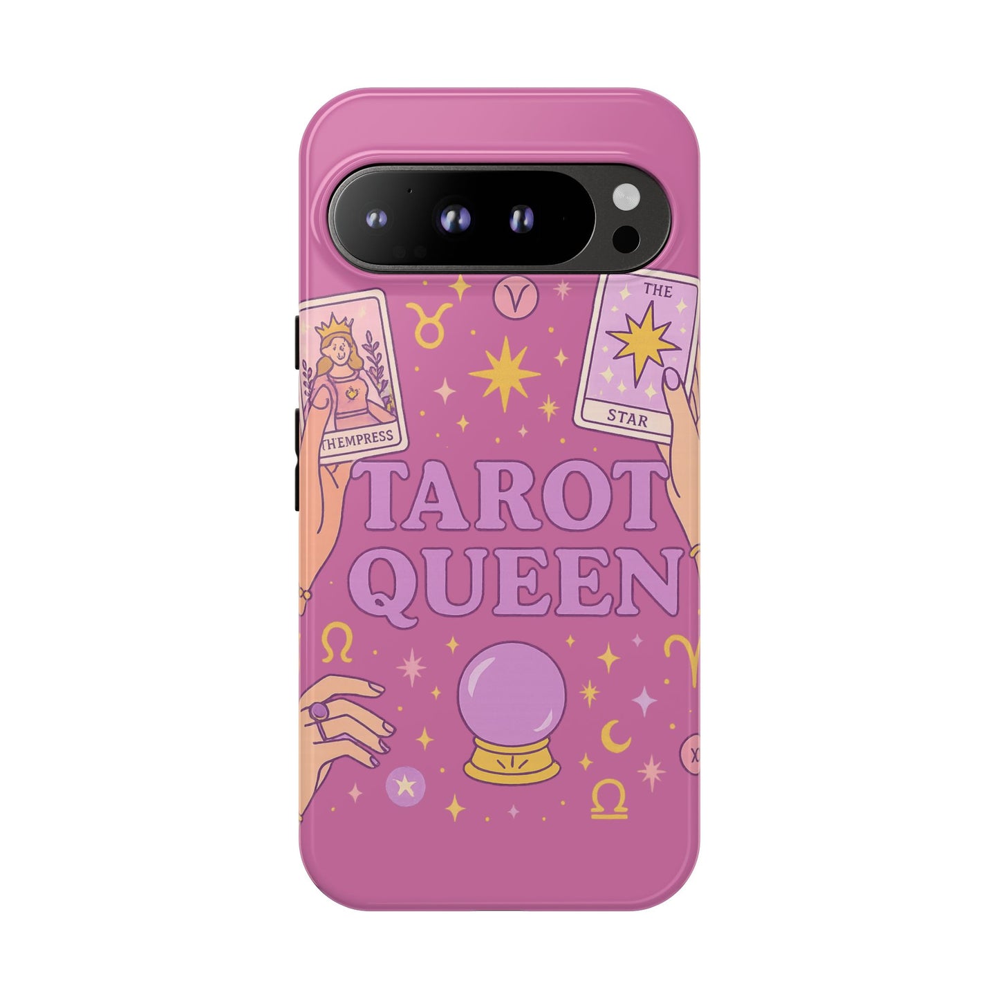 Tarot Queen Phone Case - Mystical Protection for Tarot Lovers, Astrology Gift, Phone Accessory, Witchy Vibe, Unique Smartphone Case