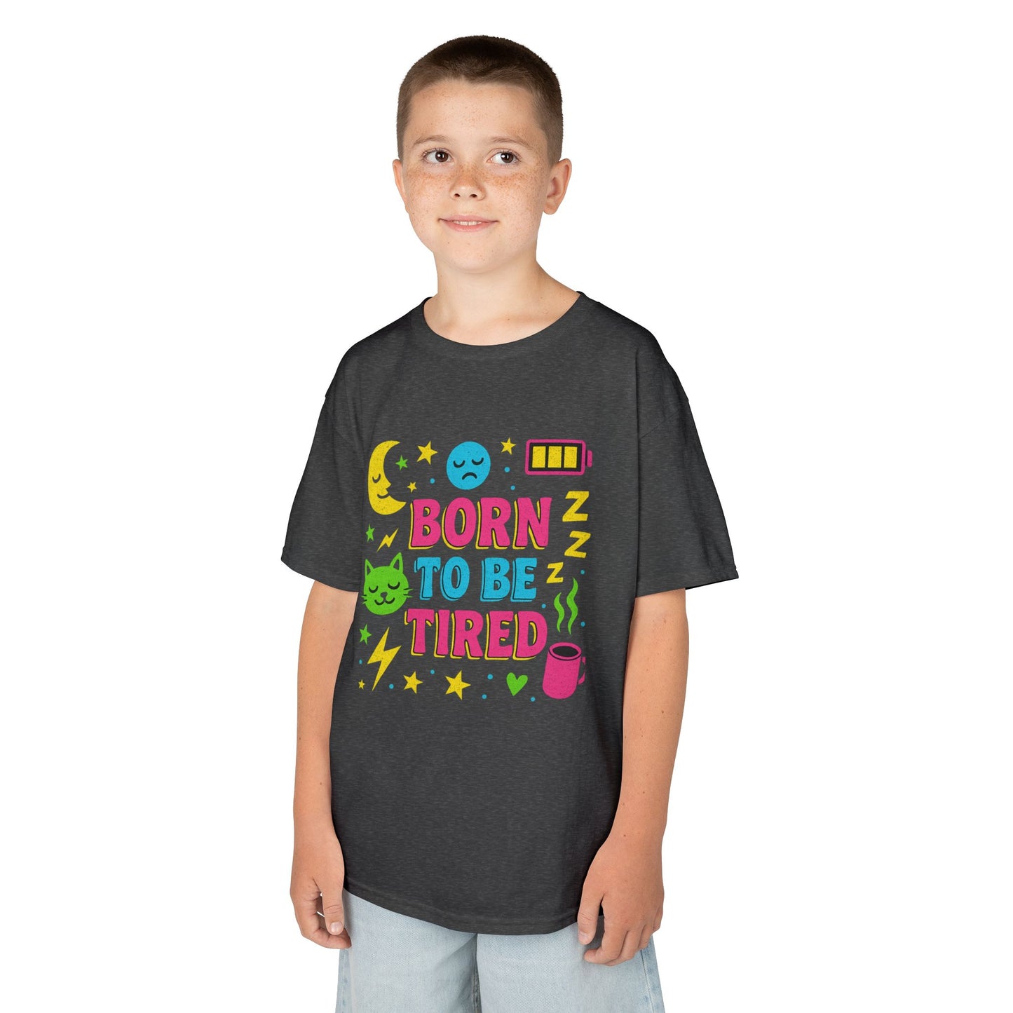 Kids Sleepy Graphic Tee - Perfect for Naptime, Fun Gift for Kids, Birthday Present, Sleepover, and Everyday Wear!