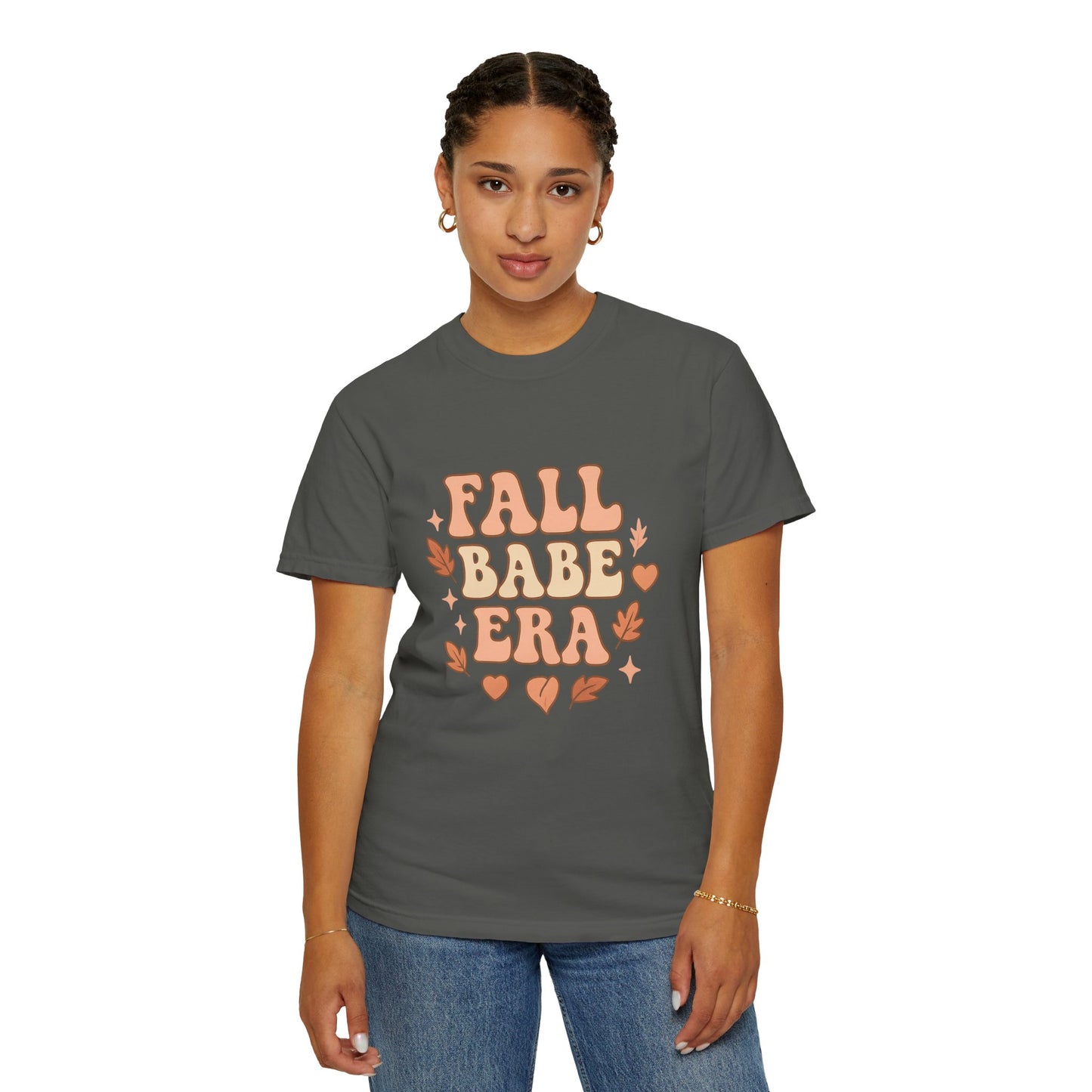 Fall Babe Era Comfort Colors T-shirt, Cozy Autumn Tee, Seasonal Fashion, Cute Graphic Shirt, Thanksgiving Outfit