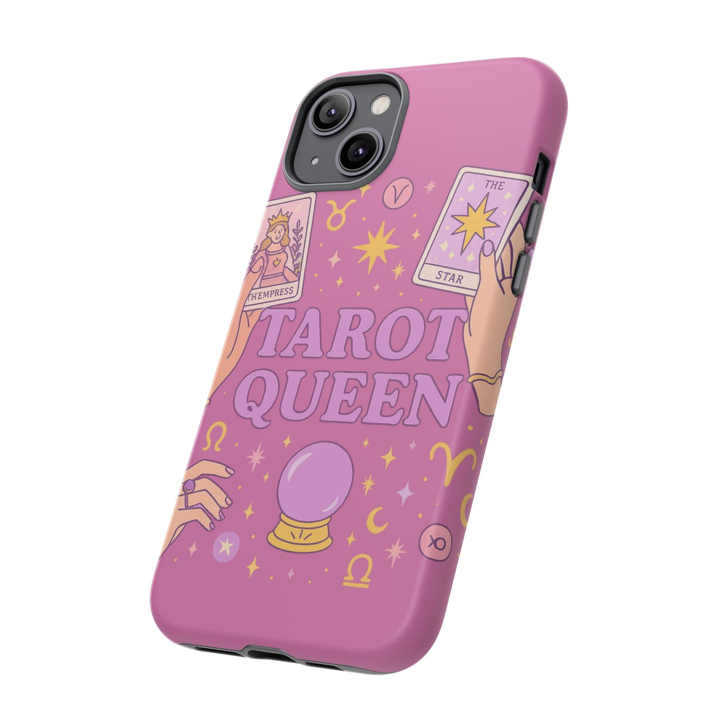 Tarot Queen Phone Case - Mystical Protection for Tarot Lovers, Astrology Gift, Phone Accessory, Witchy Vibe, Unique Smartphone Case