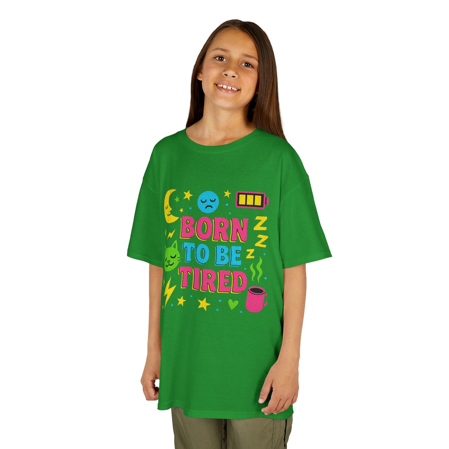 Kids Sleepy Graphic Tee - Perfect for Naptime, Fun Gift for Kids, Birthday Present, Sleepover, and Everyday Wear!