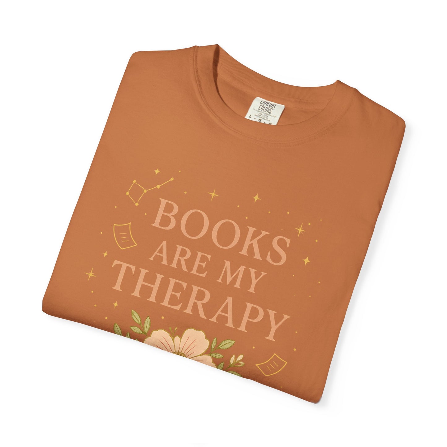 Book Lover's Therapy T-shirt | Unisex Gift for Readers, Cozy Casual Wear, Bookish Apparel, Reading Enthusiast Gift, Literary T-shirt