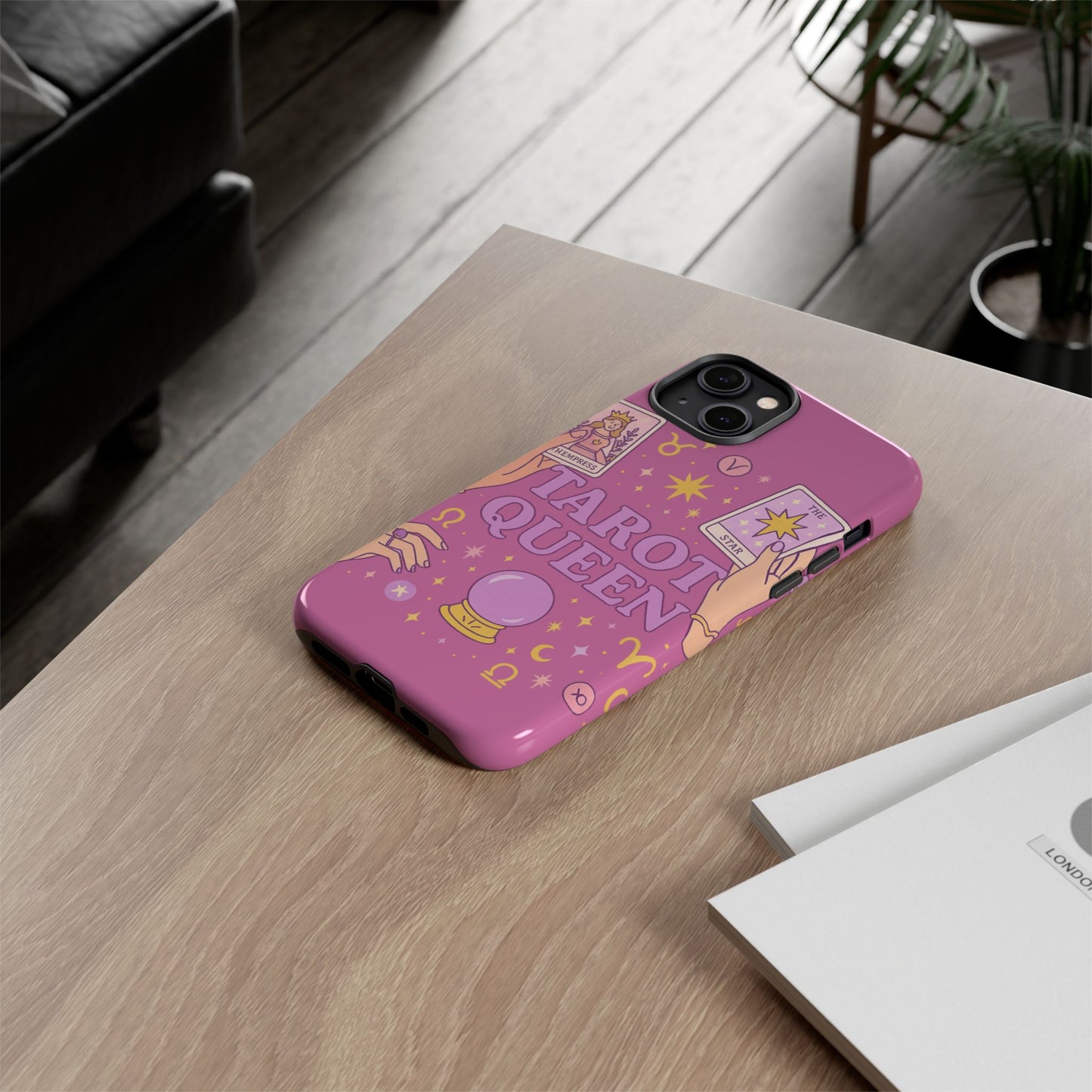 Tarot Queen Phone Case - Mystical Protection for Tarot Lovers, Astrology Gift, Phone Accessory, Witchy Vibe, Unique Smartphone Case