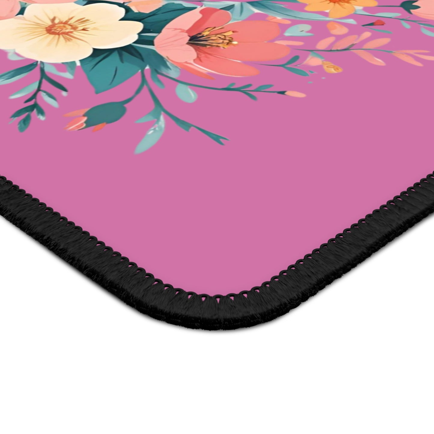 Floral Mama Gaming Mouse Pad - Cute Desk Accessory for Moms, Gamer Gifts, Mom Appreciation, Office Decor, Mother's Day, Floral Mousepad