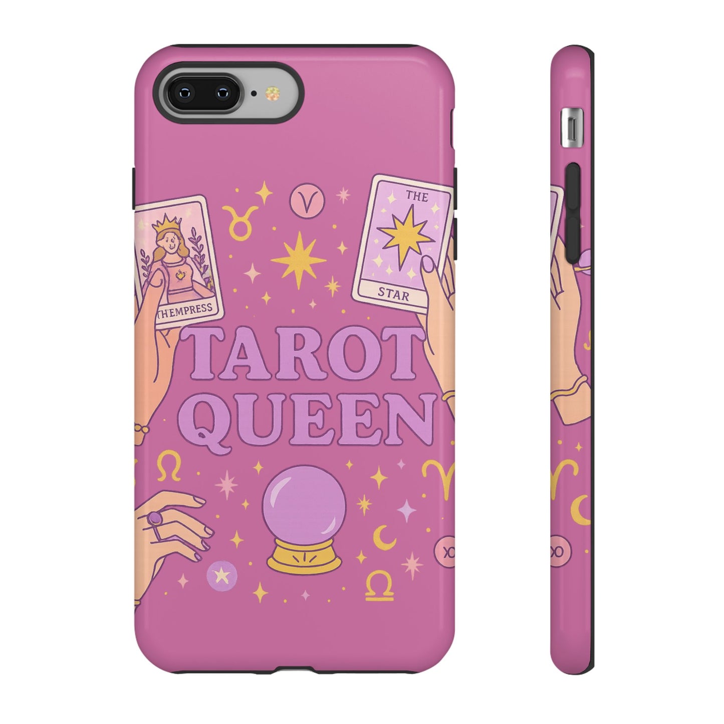 Tarot Queen Phone Case - Mystical Protection for Tarot Lovers, Astrology Gift, Phone Accessory, Witchy Vibe, Unique Smartphone Case