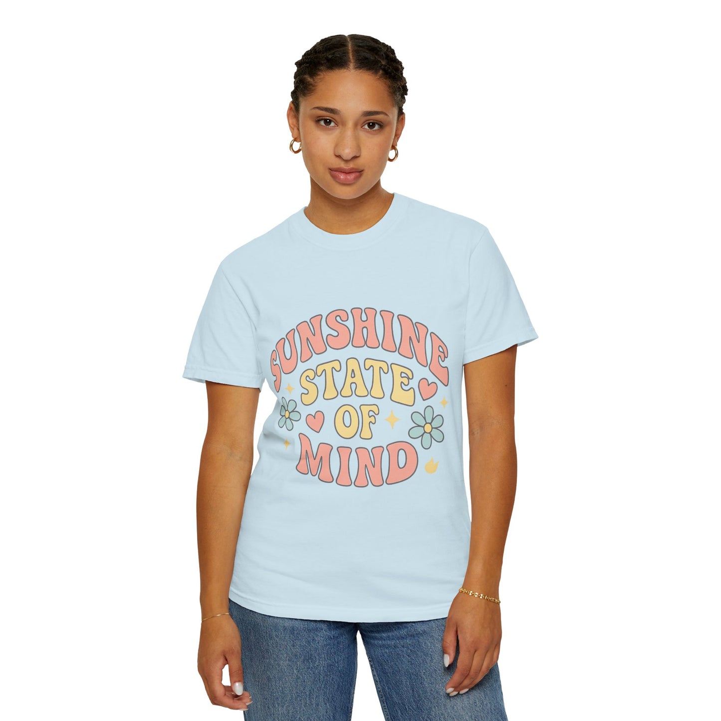 Sunshine State of Mind T-shirt, Summer Vibes Tee, Unisex Casual Wear, Gift for Friends, Retro Inspired Shirt