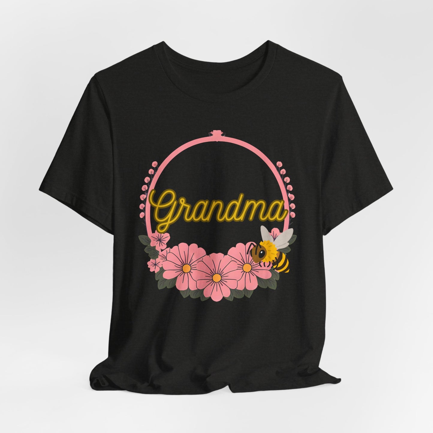 Grandma Floral Bee Shirt