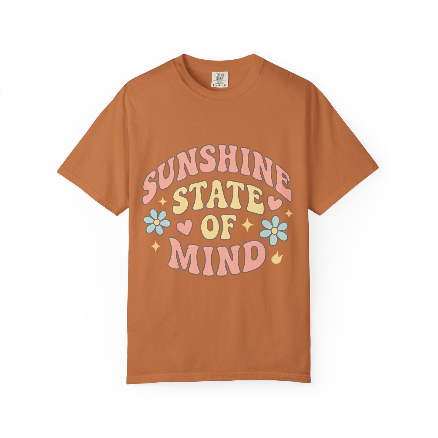 Sunshine State of Mind T-shirt, Summer Vibes Tee, Unisex Casual Wear, Gift for Friends, Retro Inspired Shirt