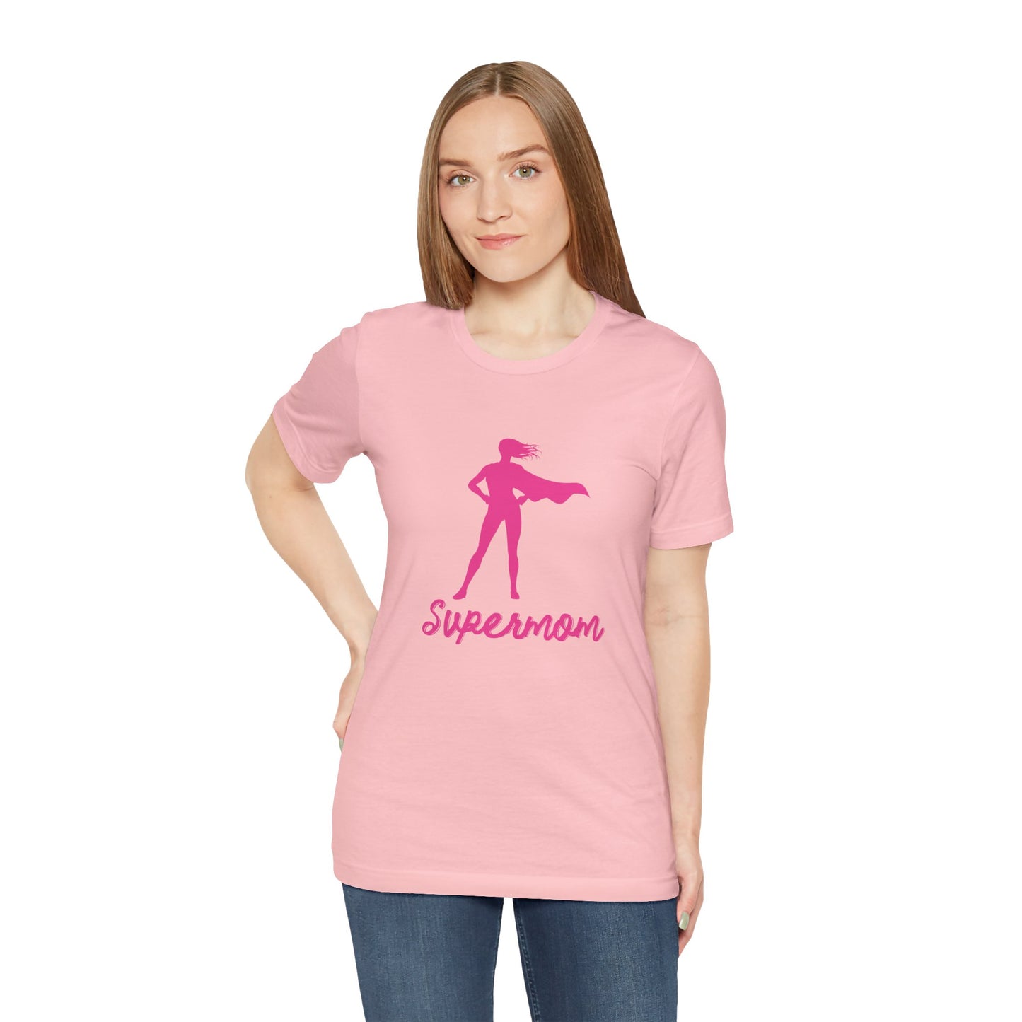 Supermom Hero Tee, Unisex T-Shirt for Mothers, Gifts for Moms, Mother's Day Shirt, Funny Mom tee, Casual Everyday Wear