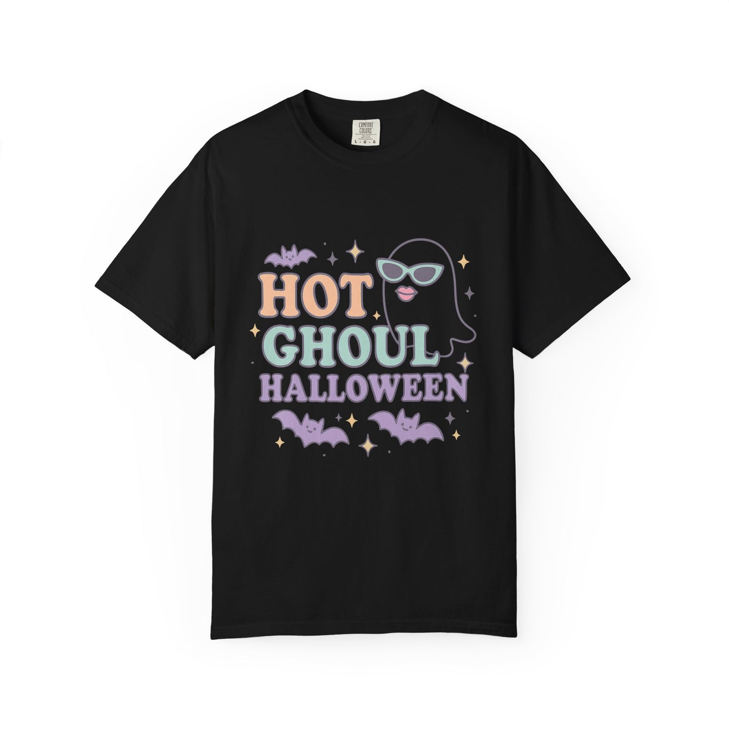 Spooky Cool Comfort Colors T-shirt, Halloween T-shirt, Ghost Shirt, Unisex Halloween Apparel, Cute Halloween Outfit, October Fashion
