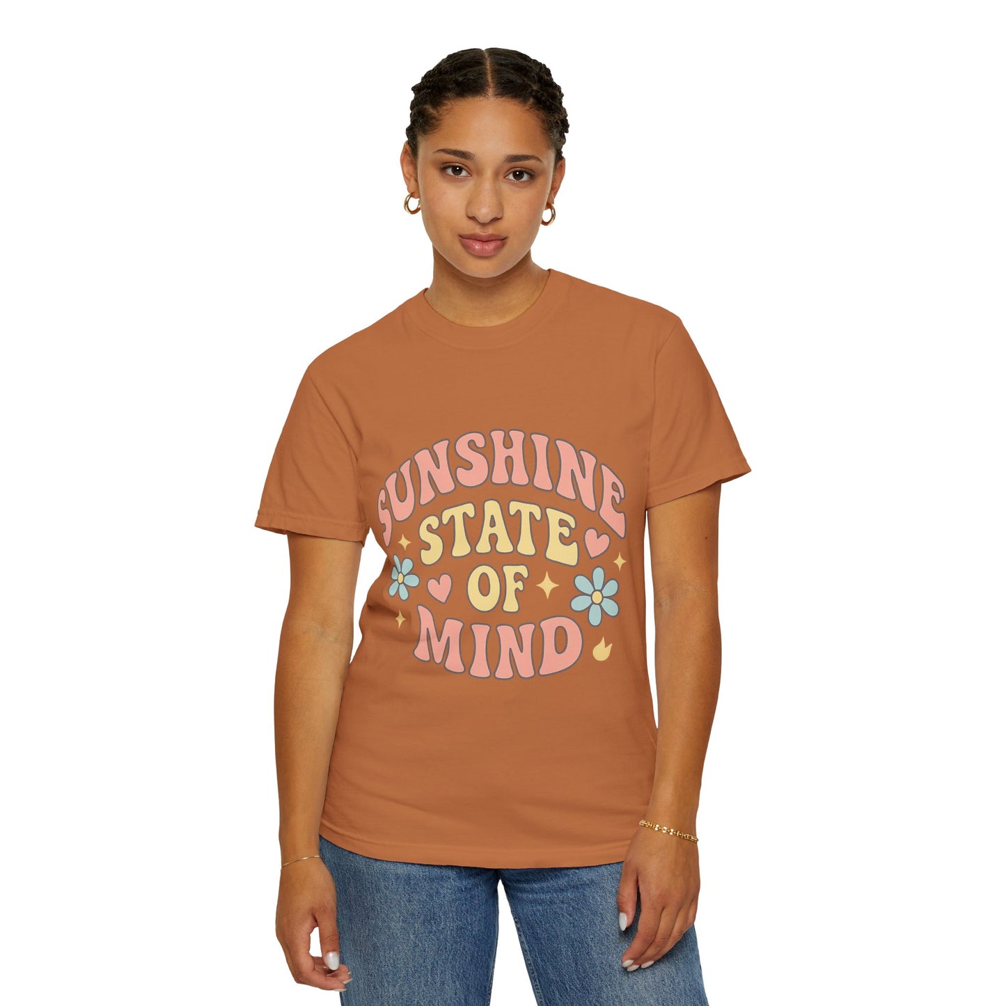 Sunshine State of Mind T-shirt, Summer Vibes Tee, Unisex Casual Wear, Gift for Friends, Retro Inspired Shirt