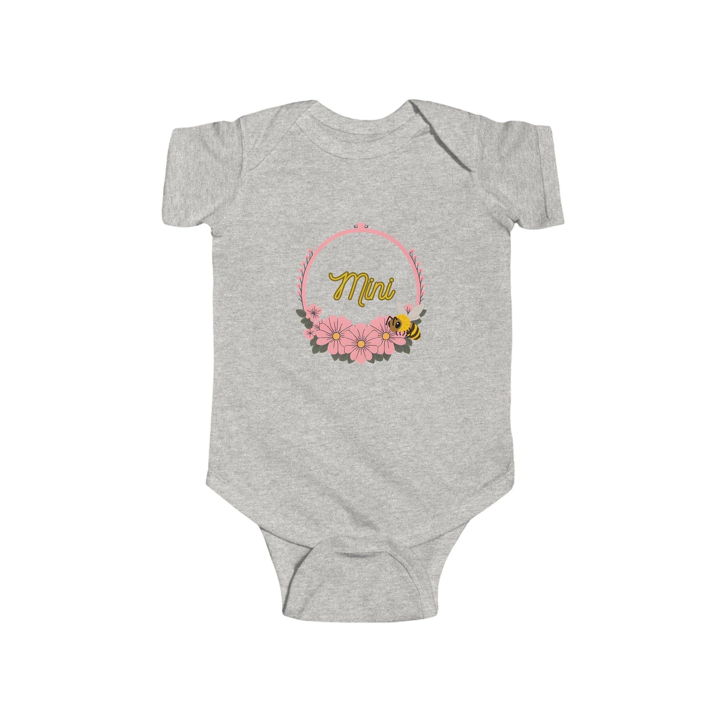 Floral Baby Bodysuit with Cute Design, Infant Clothing, Baby Shower Gift, Newborn Outfit, Spring Fashion, Birthday Gift