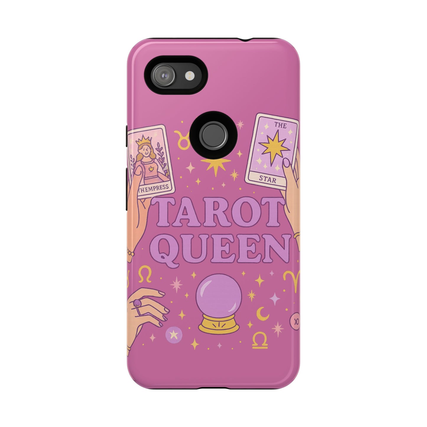 Tarot Queen Phone Case - Mystical Protection for Tarot Lovers, Astrology Gift, Phone Accessory, Witchy Vibe, Unique Smartphone Case