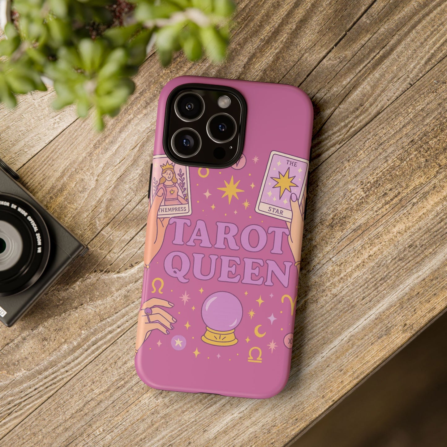Tarot Queen Phone Case - Mystical Protection for Tarot Lovers, Astrology Gift, Phone Accessory, Witchy Vibe, Unique Smartphone Case