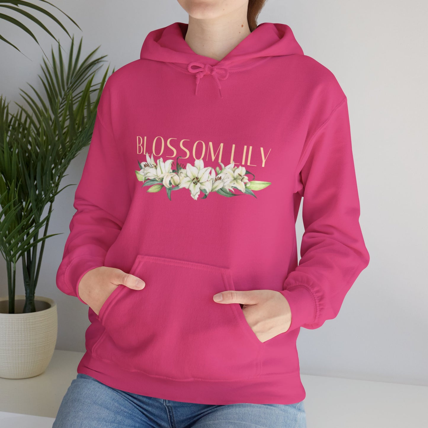 Floral Print Unisex Hoodie, Cozy Gift, Casual Style, Trendy Sweatshirt for Everyday Wear, Spring Fashion, Perfect for Nature Lovers