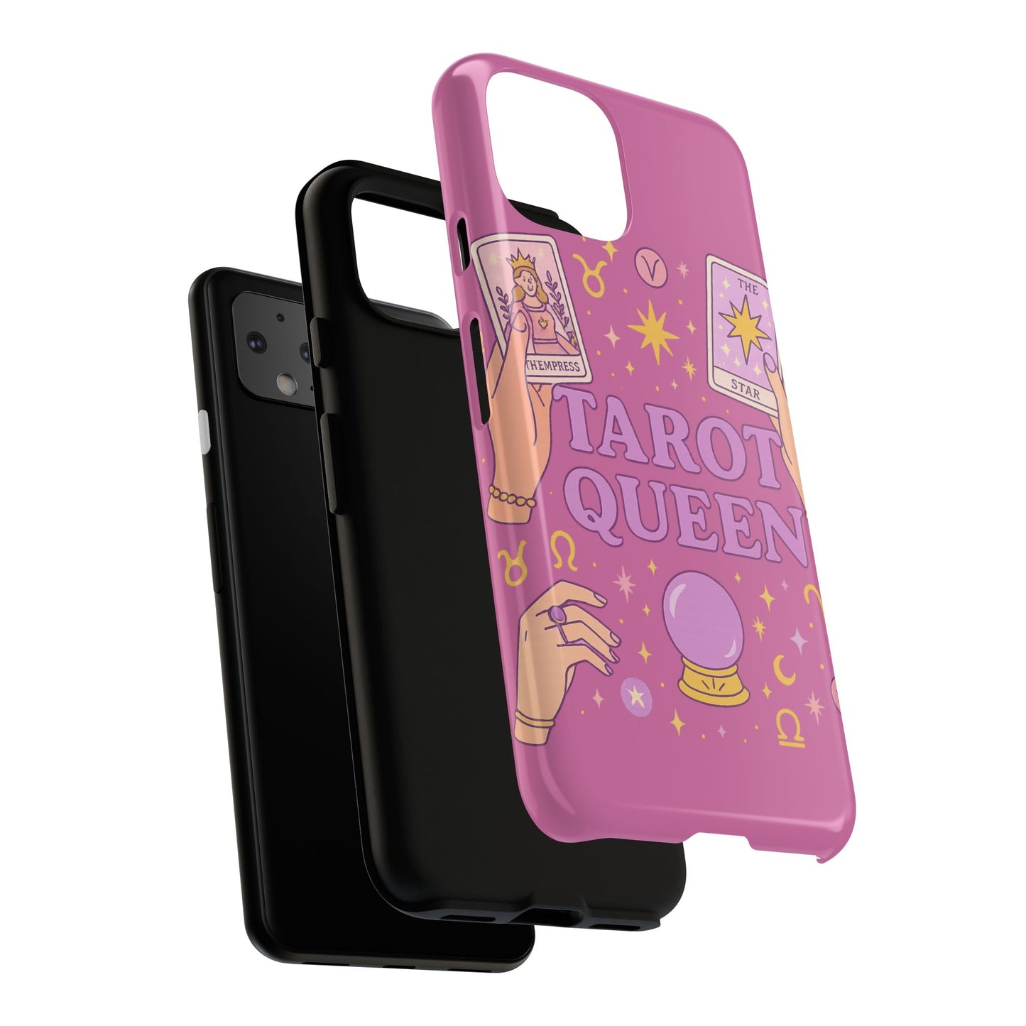 Tarot Queen Phone Case - Mystical Protection for Tarot Lovers, Astrology Gift, Phone Accessory, Witchy Vibe, Unique Smartphone Case