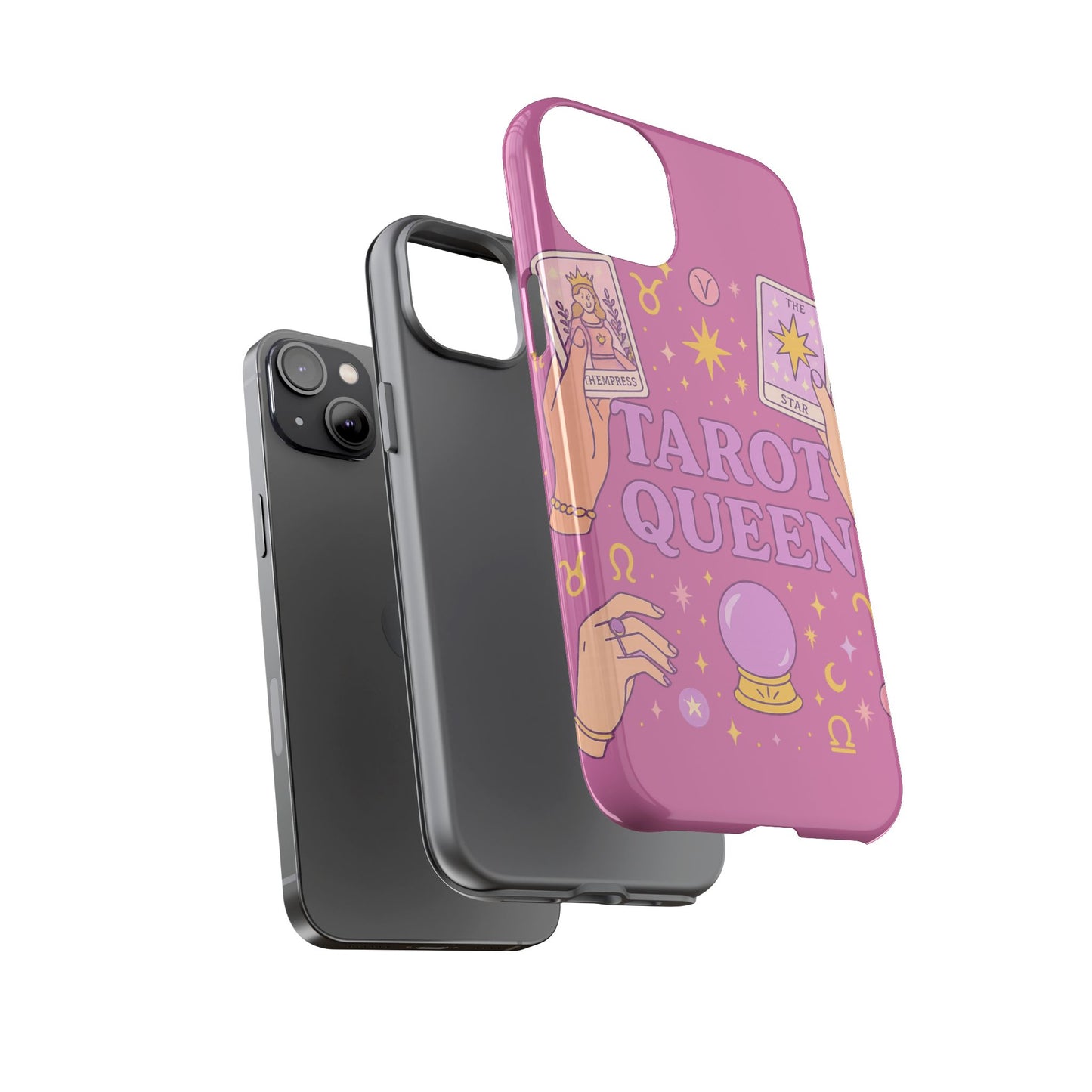 Tarot Queen Phone Case - Mystical Protection for Tarot Lovers, Astrology Gift, Phone Accessory, Witchy Vibe, Unique Smartphone Case