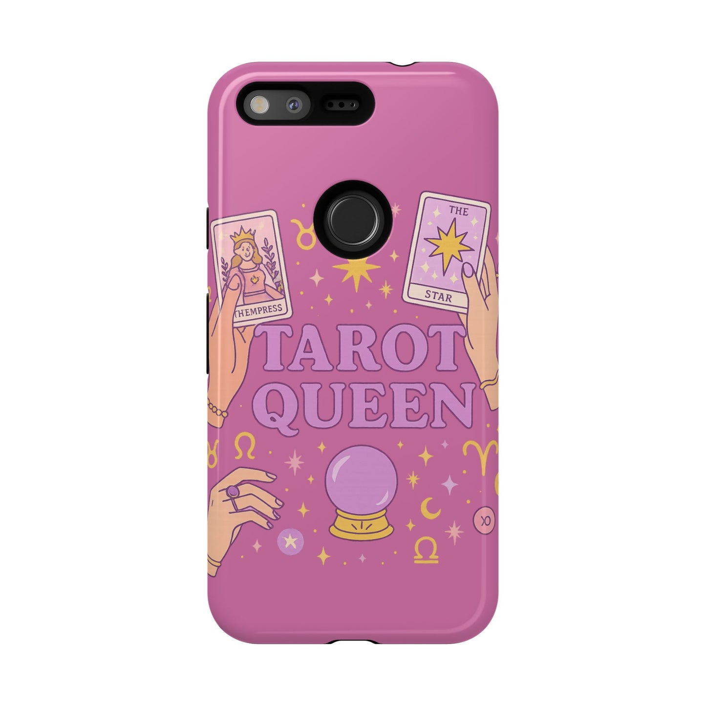 Tarot Queen Phone Case - Mystical Protection for Tarot Lovers, Astrology Gift, Phone Accessory, Witchy Vibe, Unique Smartphone Case