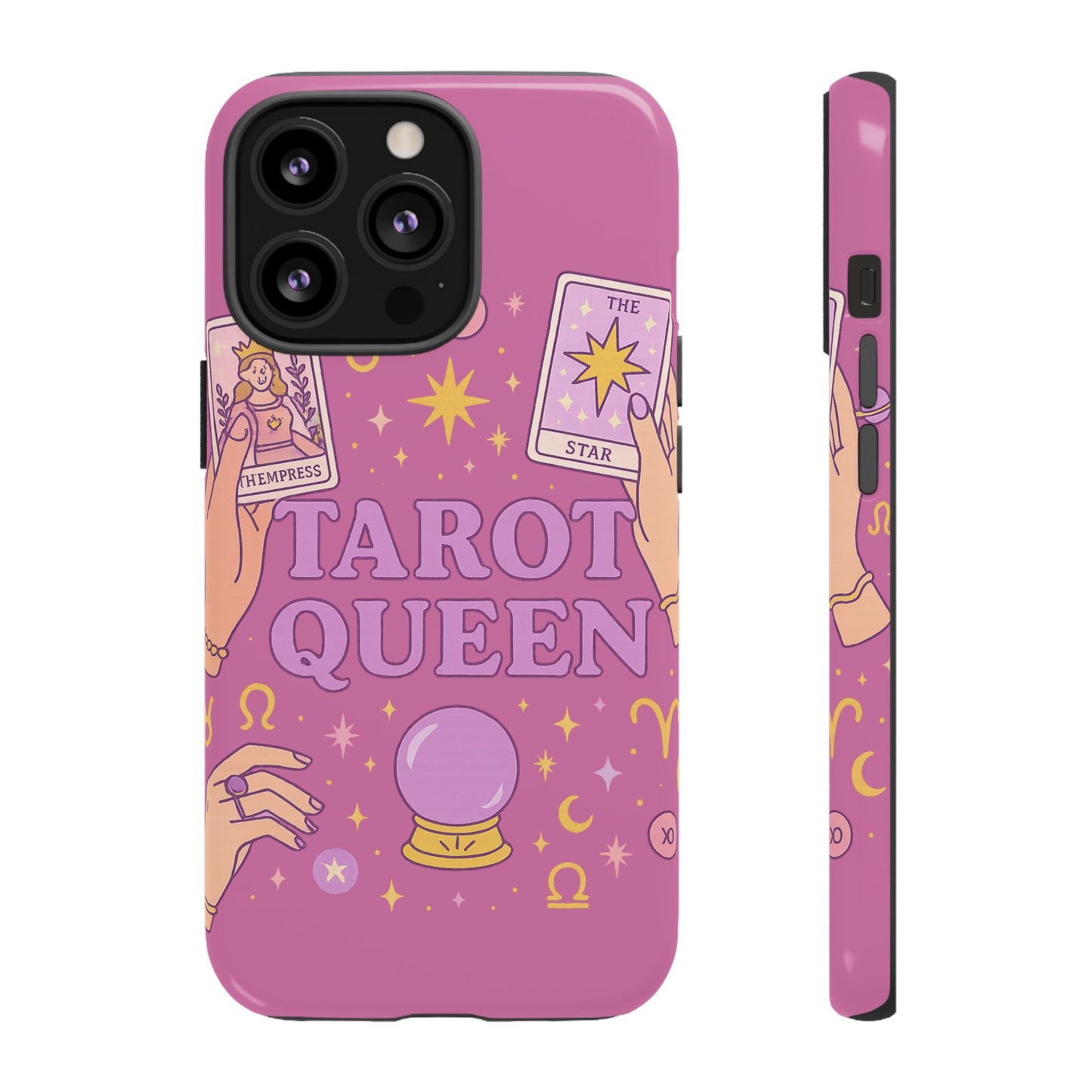Tarot Queen Phone Case - Mystical Protection for Tarot Lovers, Astrology Gift, Phone Accessory, Witchy Vibe, Unique Smartphone Case