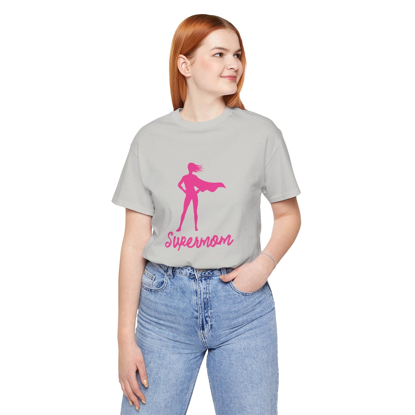 Supermom Hero Tee, Unisex T-Shirt for Mothers, Gifts for Moms, Mother's Day Shirt, Funny Mom tee, Casual Everyday Wear
